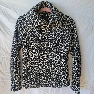 Vintage forever 21 cheetah print peacoat